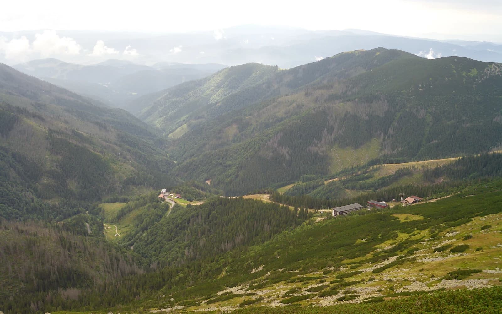 Cesta hrdinov SNP landscape certificate route preview in Slovakia