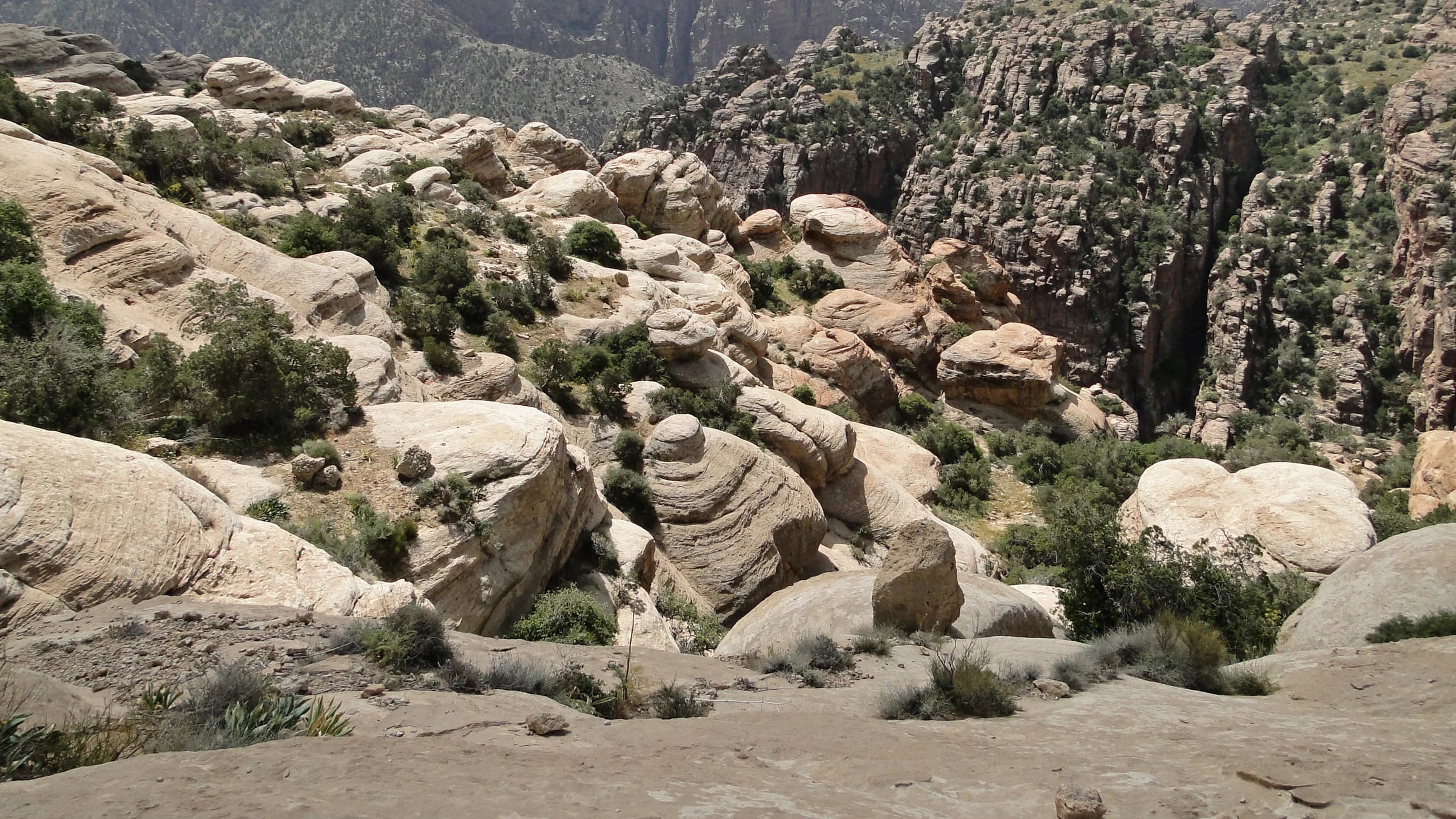 Jordan Trail landscape certificate route preview in Jordan