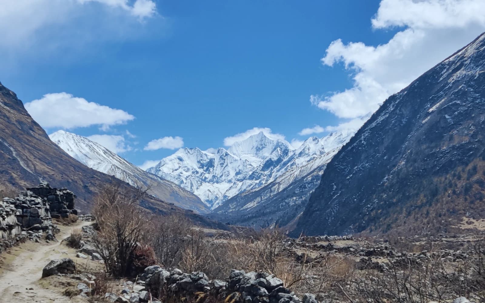 Langtang Valley Trek landscape certificate route preview in Nepal