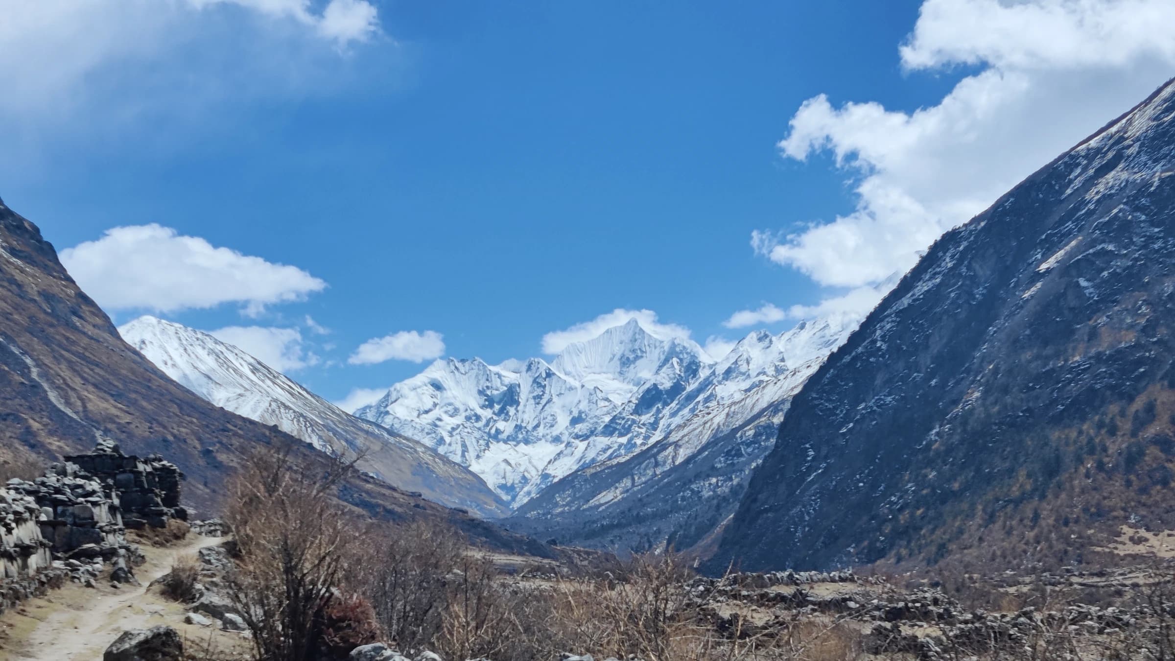 Langtang Valley Trek landscape certificate route preview in Nepal